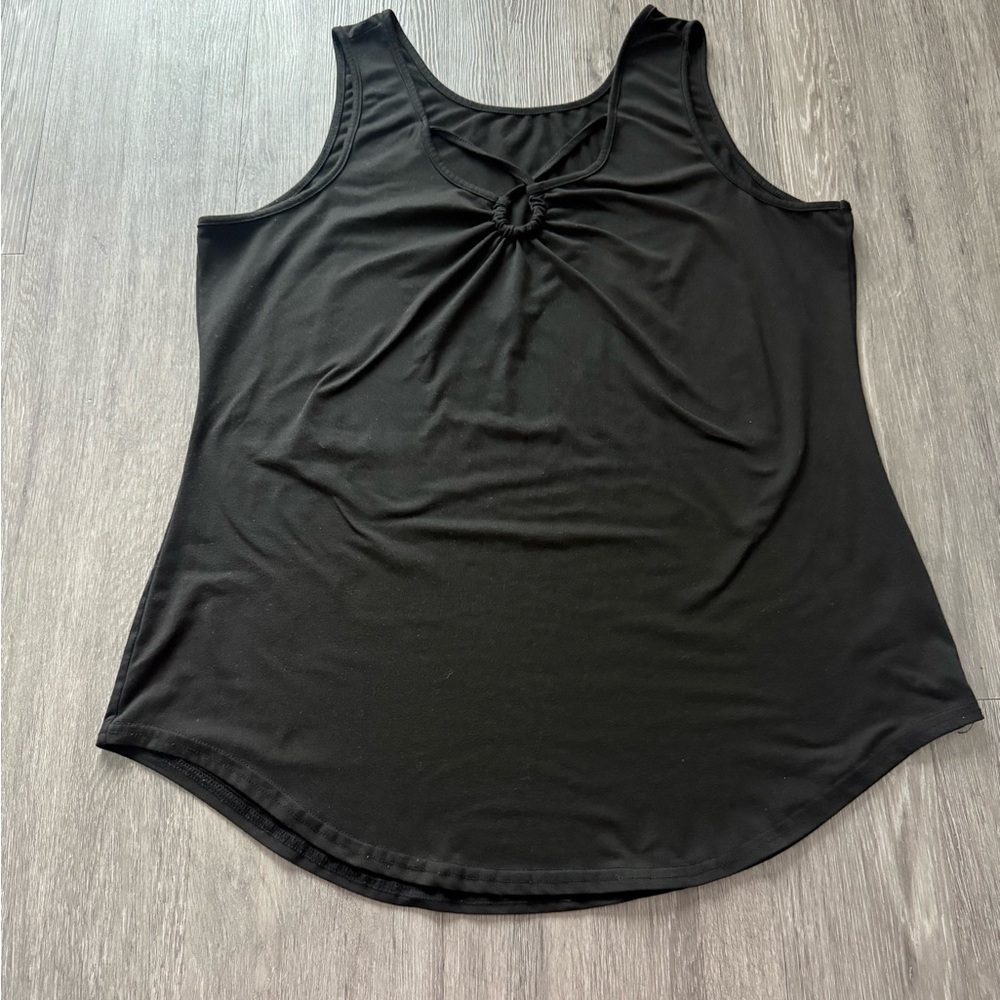 Chic Black Sleeveless Tank Top